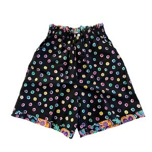 Retro New Moves Multicolored Dotted Shorts